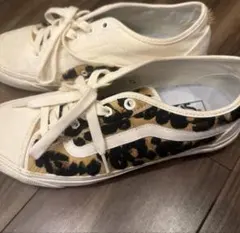 Vans Old Skool ホワイト レオパード柄のサムネイル