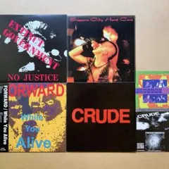 ハードコア レコード6枚 /SLANG/CRUDE/ FORWARD/パンク