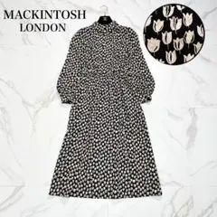 Macintoshマッキントッシュ リバティプリント ノースリーブワンピース