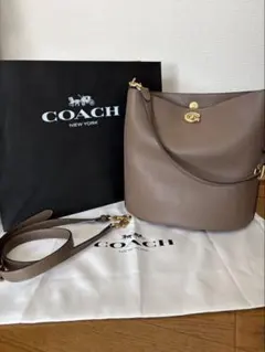 COACH ブラウン ショルダーバッグ