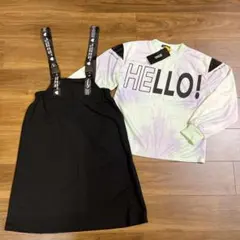 新品⭐︎biskee ロンT＆ワンピース 2点セット 160㎝