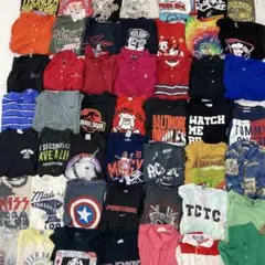 C1アメリカ古着　ブランドミックス　Tシャツ　56着セット　まとめ売り　ナイキ