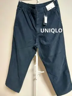 UNIQLOワイドフィットワークパンツ XLネイビー