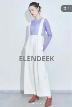 ELENDEEK（エレンディーク）サスペンダーワイドパンツのサムネイル