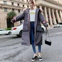 ロング丈ダウンコート レディースダウンジャケット