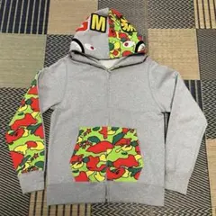 A BATHING APE NW20周年 サイケカモ シャークパーカー M