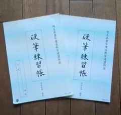 埼玉家書写書道教育連盟推奨 硬筆練習帳（中高校用縦罫）のサムネイル