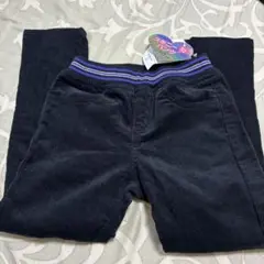 新品　黒コーデュロイ　ズボン　110 冬