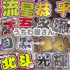 文字パネル 団扇文字 うちわ屋さん 文字パ 連結うちわ ネームボード