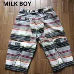 MILK BOY ジッパーポケット ハーフパンツ 90s フリーサイズのサムネイル