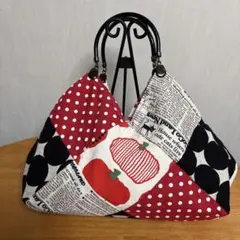 ハンドメイド四角つなぎバッグ