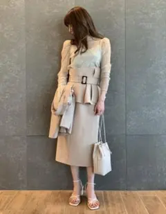 snidel コルセットベルトタイトスカート