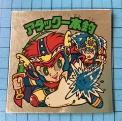 並品 旧ビックリマンシール アタック一本釣 28弾 ヘッド