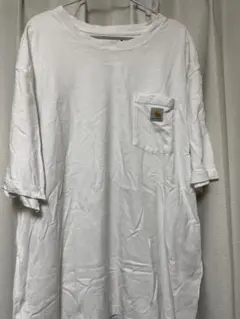 Carhartt ホワイト Tシャツ ポケット付き