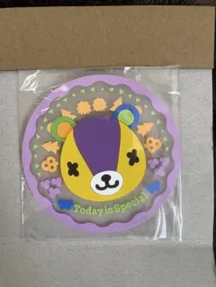 どうぶつの森 クリアパーカーコースター　パッチ