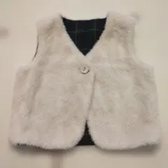 ✨美品✨SHIPS　ベビーベスト　リバーシブル