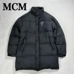 MCM エムシーエム レザー ダウンジャケット L ダークブラウン - メルカリ