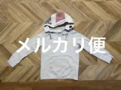 DENIM DUNGAREE パーカー　アイボリー　120㎝