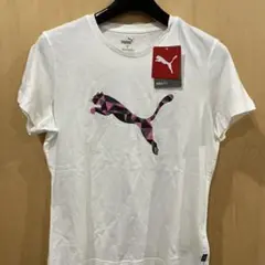 PUMA ホワイト Tシャツ Mサイズ ASIA FIT
