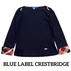 BLUE LABEL CRESTBRIDGE 長袖Tシャツ 40新品タグ付き 2025年最新】BLUE LABEL CRESTBRIDGE レディース 長袖 Tシャツ