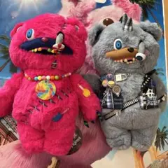 【新品・美品・未開封】ハミクマ、ハミクマパンク　ぬいぐるみ 2体セット USJ 限定 ハミクマパンク ぬいぐるみ - メルカリ