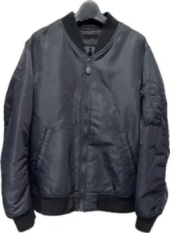 ユニクロ MA-1 ブルゾン ブラック XL