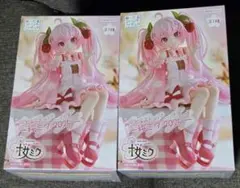 【新品未開封】★桜ミク2025 ぬーどるストッパー プライズ2つセット★