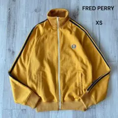 FRED PERRY トラックジャケット ジャージ マスタード ネイビー XS