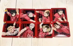 ハイキュー アクリルステッカー 音駒 黒尾鉄朗 孤爪研磨 8枚セット