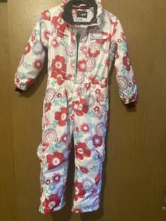 格安★yuk 子供用スキー・スノボーウェア 110 花柄★