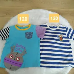 だだんだんアンパンマンTシャツ 2枚セット 120