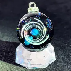 ドラゴンパイプ アートガラス ペンダントトップ 宇宙柄 - メルカリ