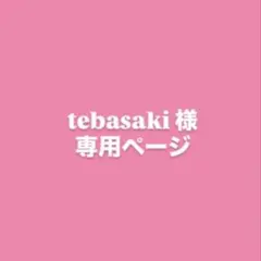 tebasaki様　専用ページ