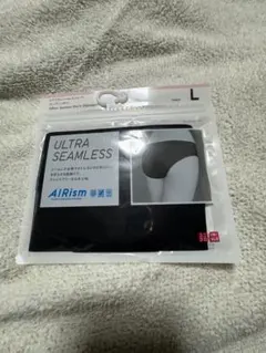 UNIQLO エアリズム シームレスショーツ サイズLブラック 新品未使用未開封