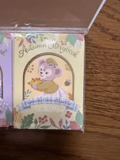 ダッフィー&フレンズ　オータム•ストーリーブック　シェリーメイ　ボールペン　メモ