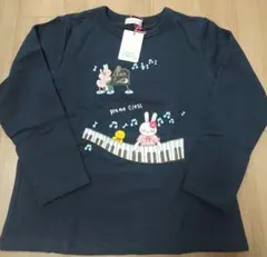 新品 KP ニットプランナー ミミちゃん 130 トレーナー　ネイビー