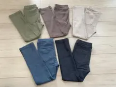 [美品] デビロック　ウルトラストレッチパンツ　5枚セット　120cm