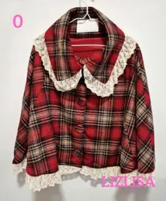 LIZLISAリズリサのチェック柄ポンチョ LIZLISAリズリサのチェック柄ポンチョ LIZLISAリズリサの