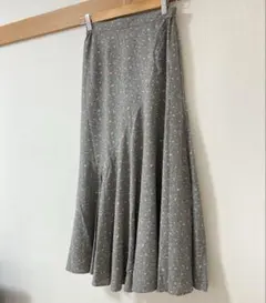 AMERICAN HOLIC グレー 花柄 ロングフレアスカート Mサイズ