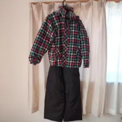 スキーウェア チェック柄セット160cm