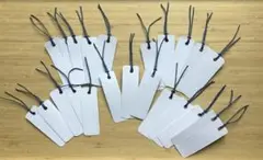 ホワイト紙製しおり 23枚 ＊5