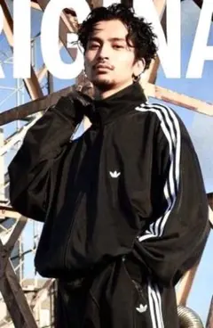 常田大希着用IK9148 adidasベッケンバウアー　トラックジャケット　XL