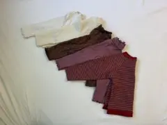長袖ティシャツ5枚セット　90〜95cm