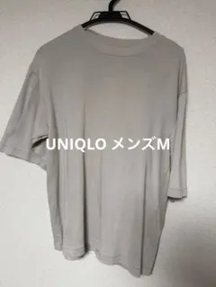 UNIQLO U クルーネックTシャツ ベージュ M