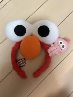 エルモ カチューシャ ピンクキャラクター付き