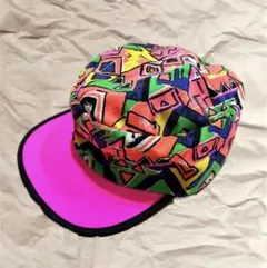80s ネオンカラーキャップ
