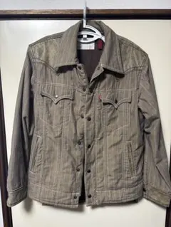 Levi's ストライプ ウエスタンジャケット Lのサムネイル