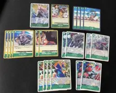 ワンピースカード 緑 ワノ国 パーツ等