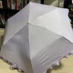 値下げ！　Wpc. 薄紫 折りたたみ傘 晴雨兼用　収納ケース付き