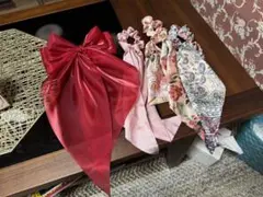 リボン型ヘアアクセサリーセット